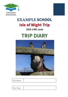 Sample Education Destination Trip Diary